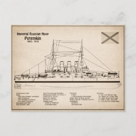 Postal Potemkin - Planes de trazado de los buques SD