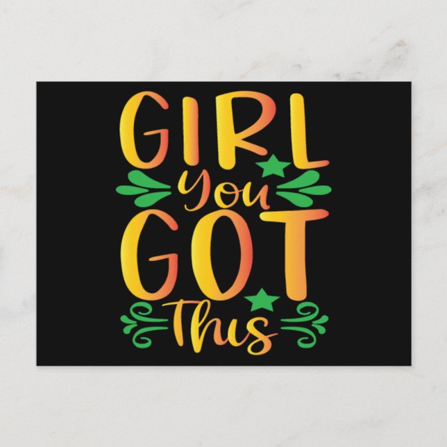 Postal Potencia chica (Anverso)