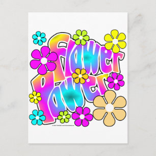 Postal Potencia de flor