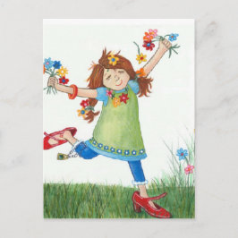 Postal Potencia de flor