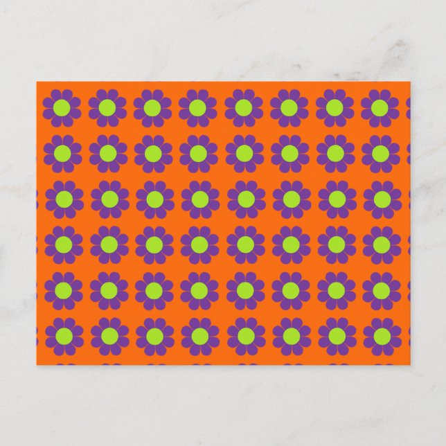 Postal Potencia de flor de personalizable (Anverso)