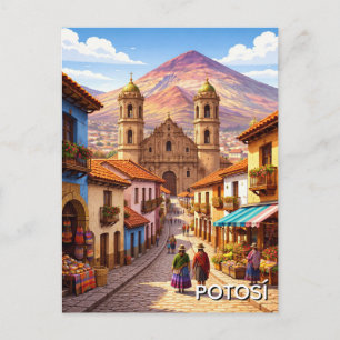 Postal Potosí Bolivia Viajes