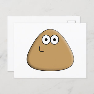 Postal Pou feliz - Postcard