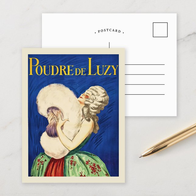 Postal Poudre De Luzy | Leonetto Cappiello (Subido por el creador)