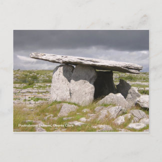 Postal Poulnabrone Dolmen, Condado de Clare