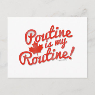 Postal Poutine es mi Rutina