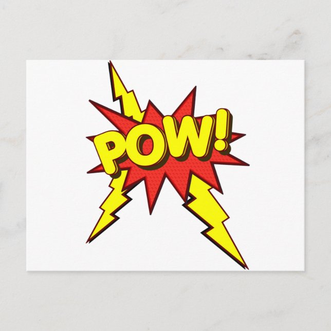 POSTAL ¡¡¡POW!!! (Anverso)