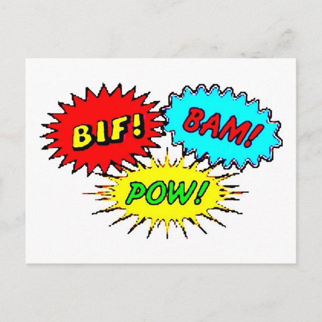 Postal Pow Bif Bam (Anverso)