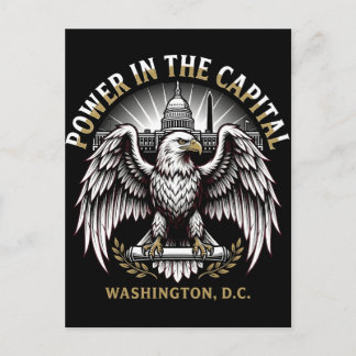 Postal Power in the Capital Washington DC Bald Eagle Art