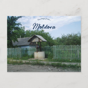 Postal Pozo público en Moldavia