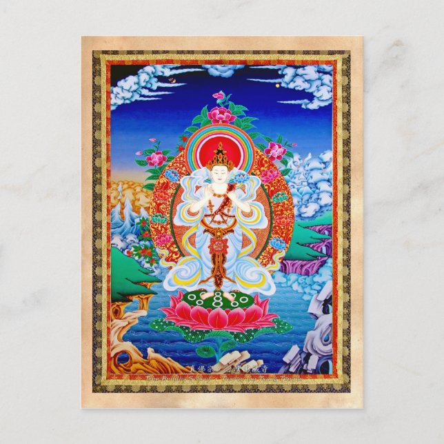 Postal Prabhutaratna Buddha Guay oriental Padmakumara (Anverso)