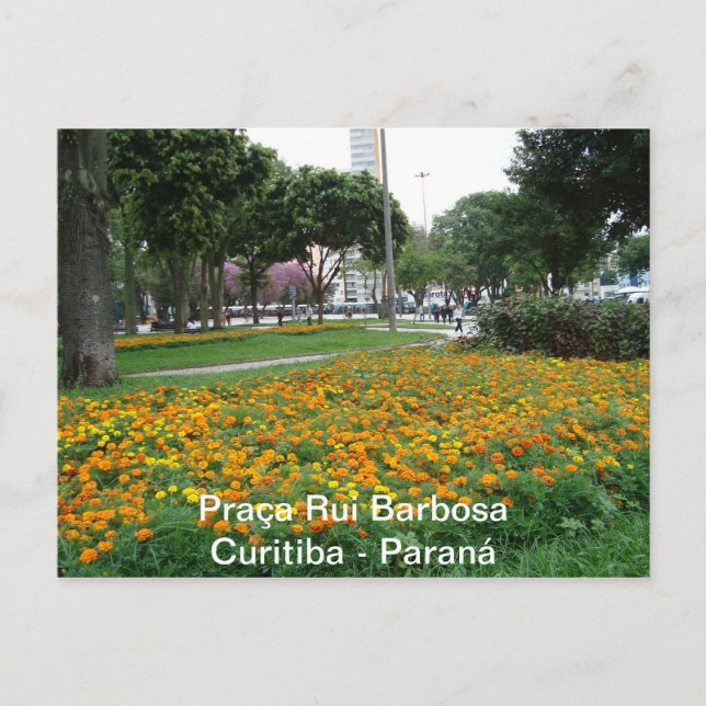 Postal Praça Rui Barbosa (Anverso)