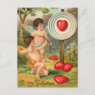 Postal Práctica Cupid Target