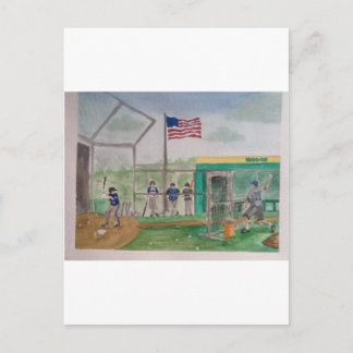 Postal Práctica de bateo