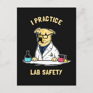 Postal Practico la seguridad de laboratorio