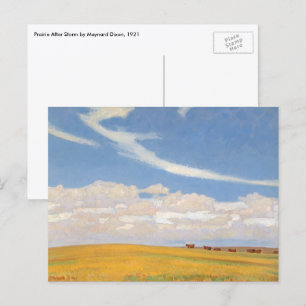 Postal Pradera después de la tormenta de Maynard Dixon, A