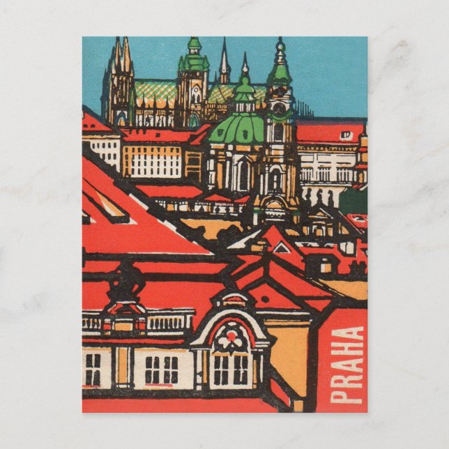 Postal Praga (Anverso)