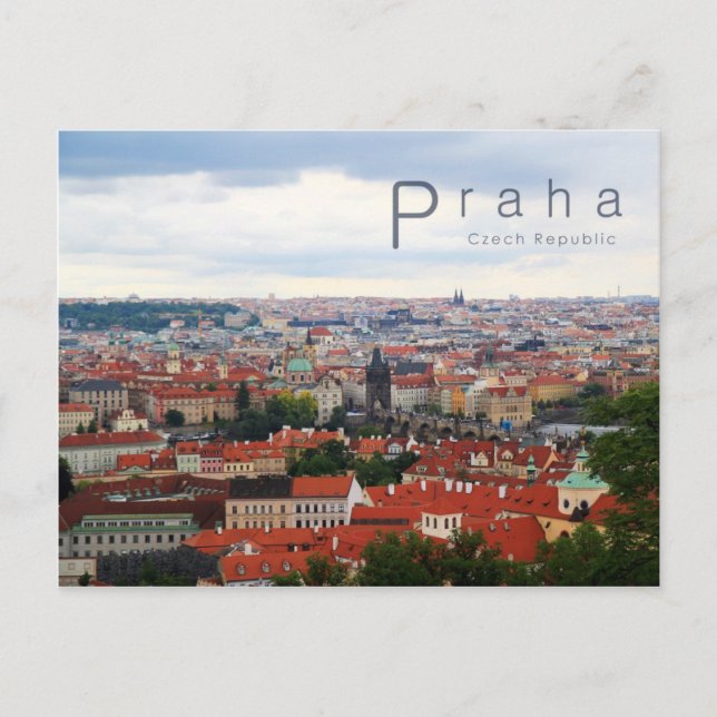 Postal Praga 001, foto checa (Anverso)