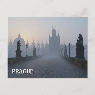 Postal Praga Charles Bridge Travel
