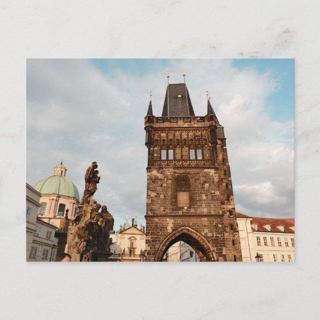Postal Praga, foto checa (Anverso)