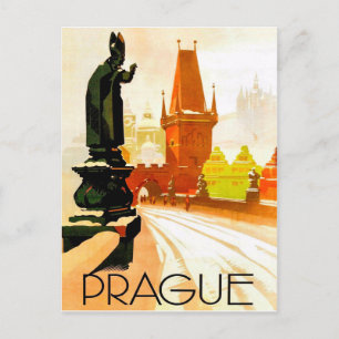 Postal Praga, monumento del papa, República Checa