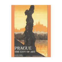 Praga, Poster de Viajes de la Ciudad del Arte