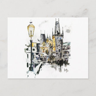 Postal Praga - Puente Carlos