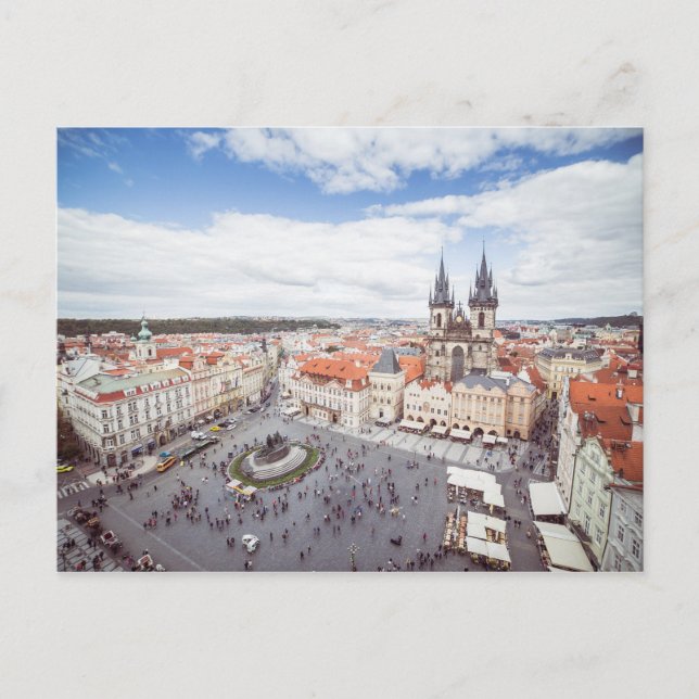 Postal Praga, República Checa (Anverso)