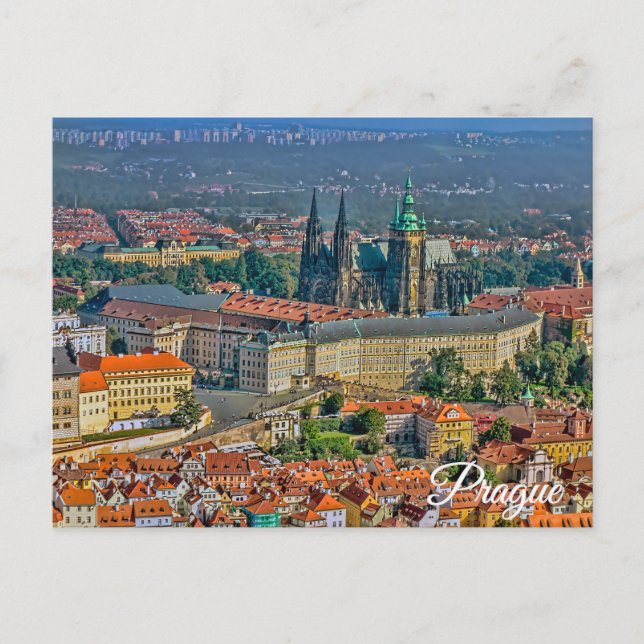 Postal Praga, República Checa (Anverso)