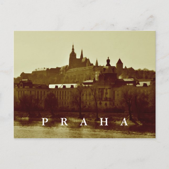 Postal Praga, República Checa (Anverso)