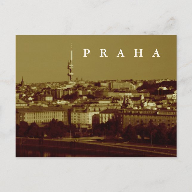 Postal Praga, República Checa (Anverso)