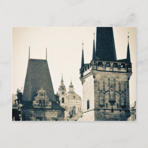 Postal Praga, República Checa - Puerta de la Torre del Pu