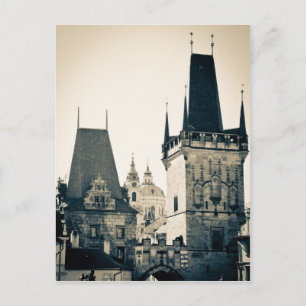 Postal Praga, República Checa - Puerta de la Torre del Pu