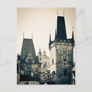 Postal Praga, República Checa - Puerta de la Torre del Pu