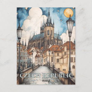 Postal Praga República Checa Viaje
