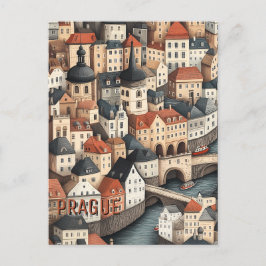 Postal Praga República Checa Viaje