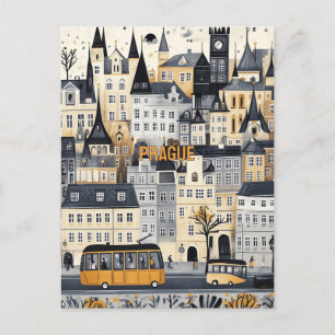 Postal Praga República Checa Viaje