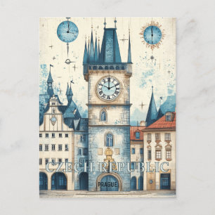 Postal Praga República Checa Viaje