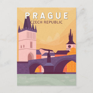 Postal Praga República Checa Vintage