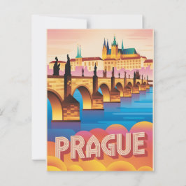 Postal Praga vintage