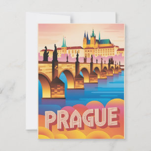 Postal Praga vintage