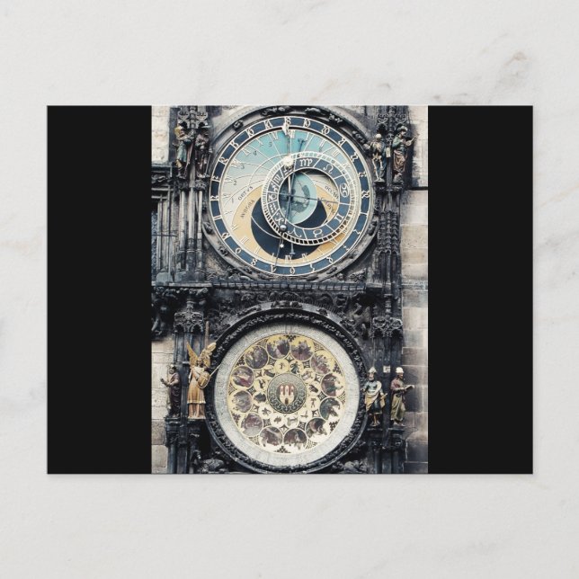 Postal Prague Orloj (Anverso)