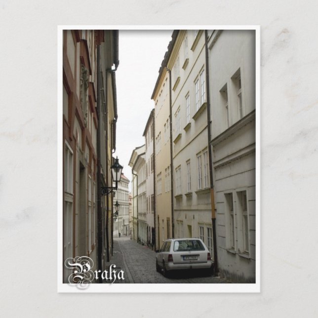 Postal Praha - Calle (Anverso)