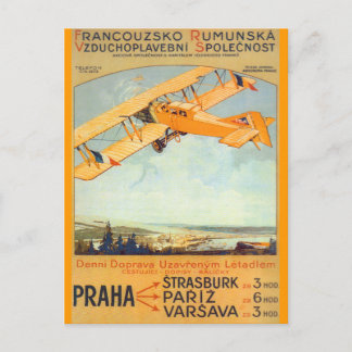 Postal Praha ~ Franco Roumanie