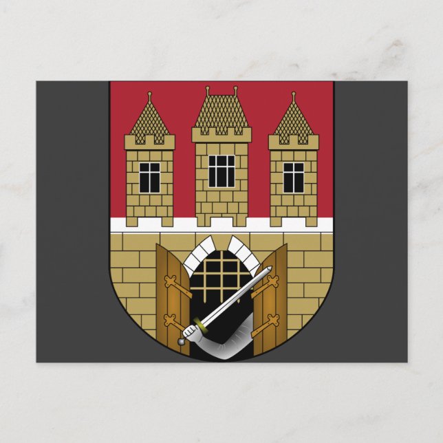 Postal Praha pequeño, checo (Anverso)