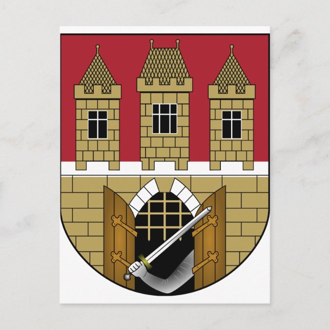 Postal Praha pequeño, checo (Anverso)