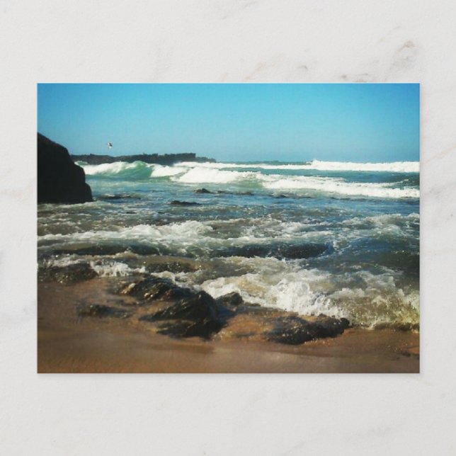 postal - praia (Anverso)