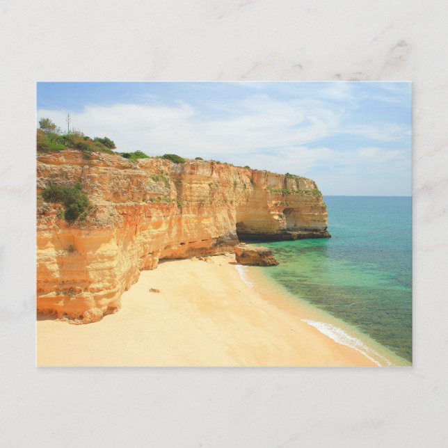 Postal Praia da Marinha (Anverso)