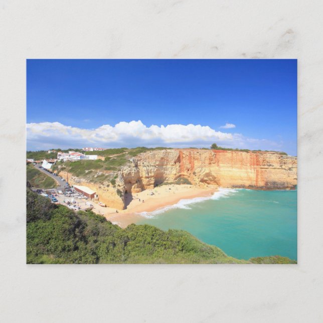 Postal Praia de Benagil (Anverso)