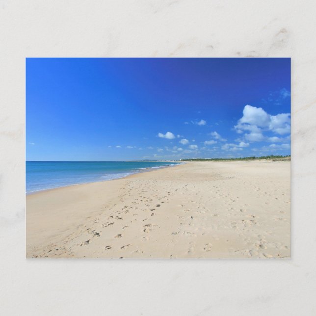 Postal Praia de Monte Gordo (Anverso)